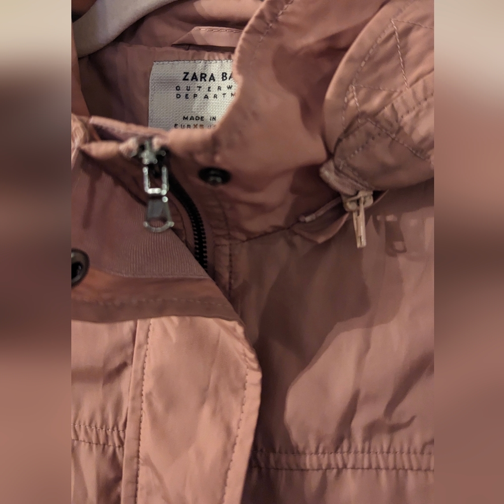 22. Zara Basic Pink Wind Breaker - image 6